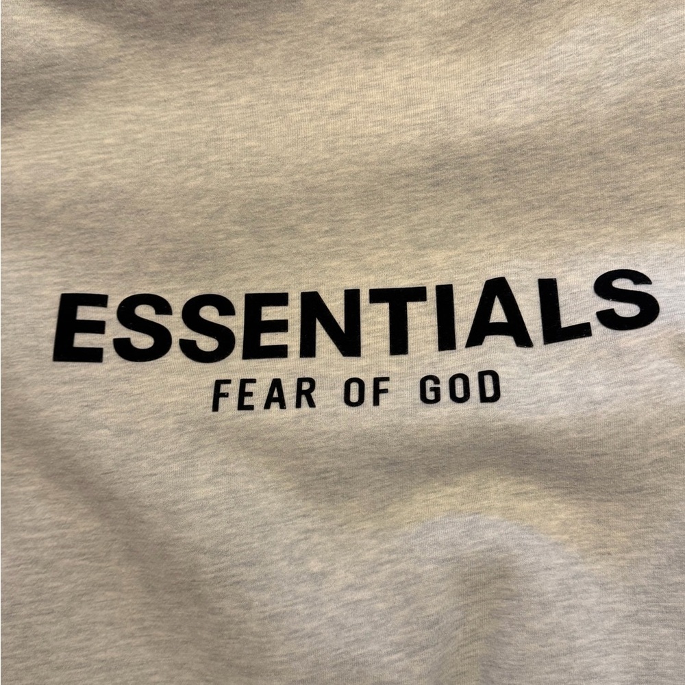 Essentials Crewneck Sweatshirt - Light Gray with Neutral Logo